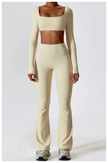2-Piece Women Tracksuit Yoga Set