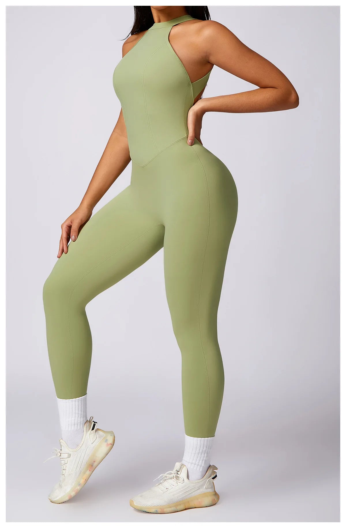 Backless Quick-Dry Yoga Jumpsuit