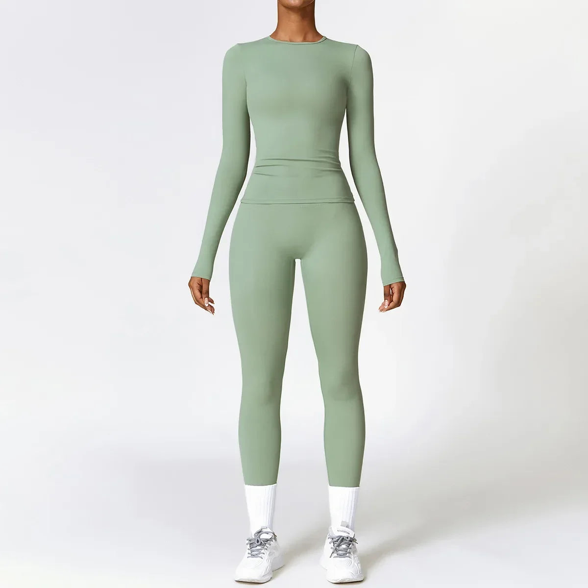 High Waist Seamless Gym Set