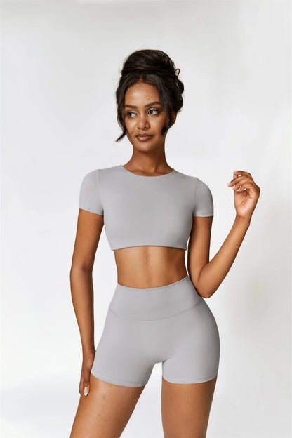 High Waist Seamless Gym Set