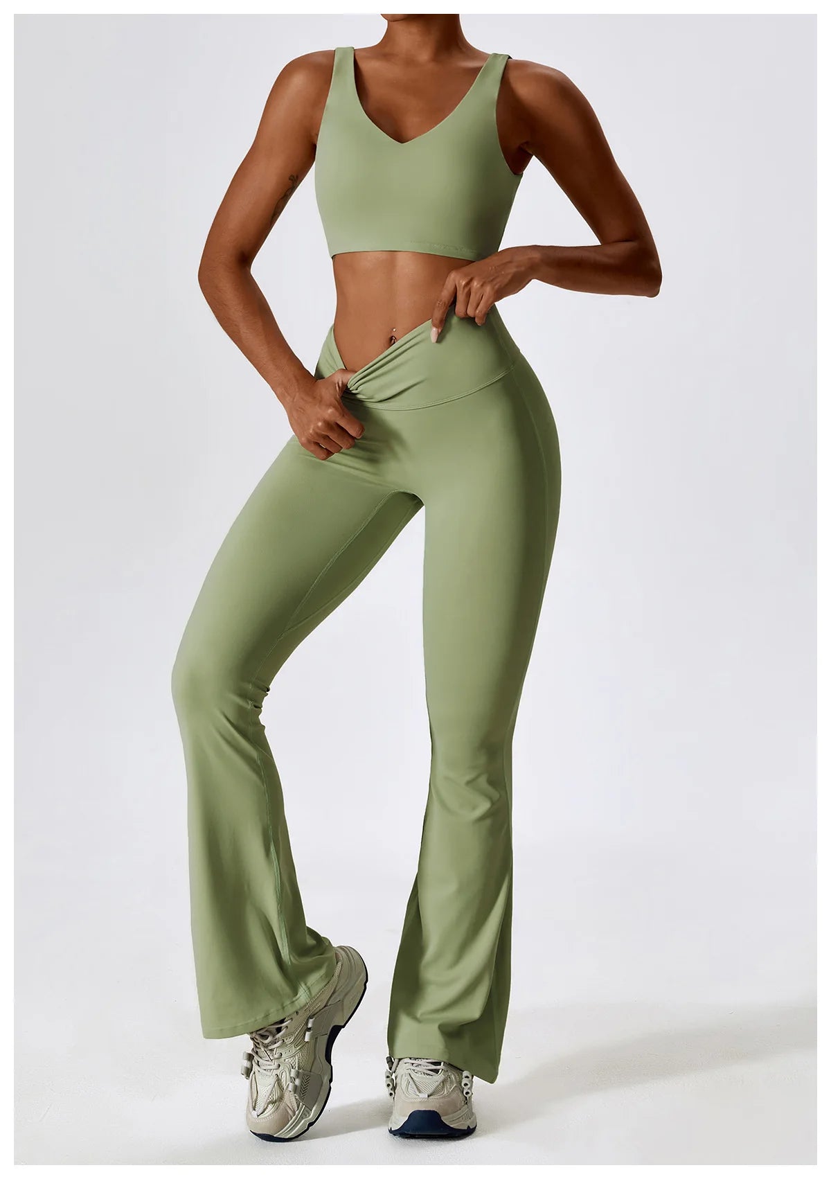 2-Piece Women Tracksuit Yoga Set