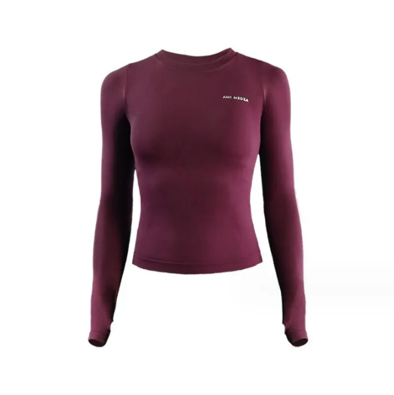 Long Sleeve Yoga Shirt Fitness Top