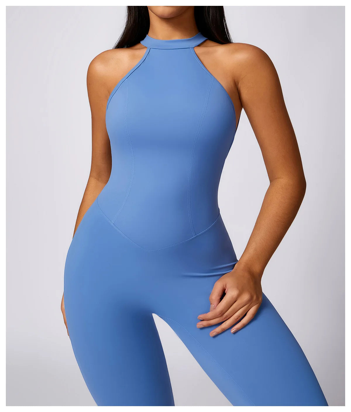 Backless Quick-Dry Yoga Jumpsuit