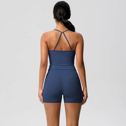Quick Drying Brushed Sling Yoga Shorts