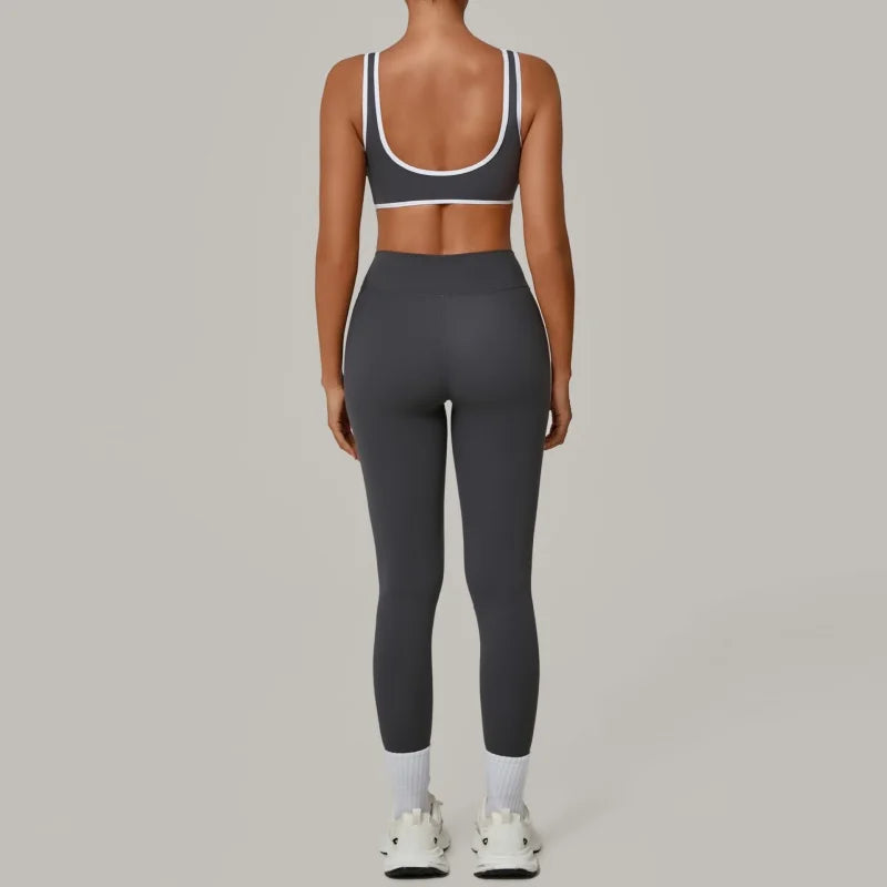 High-Waisted Butt-Lifting Women's Seamless Yoga Set
