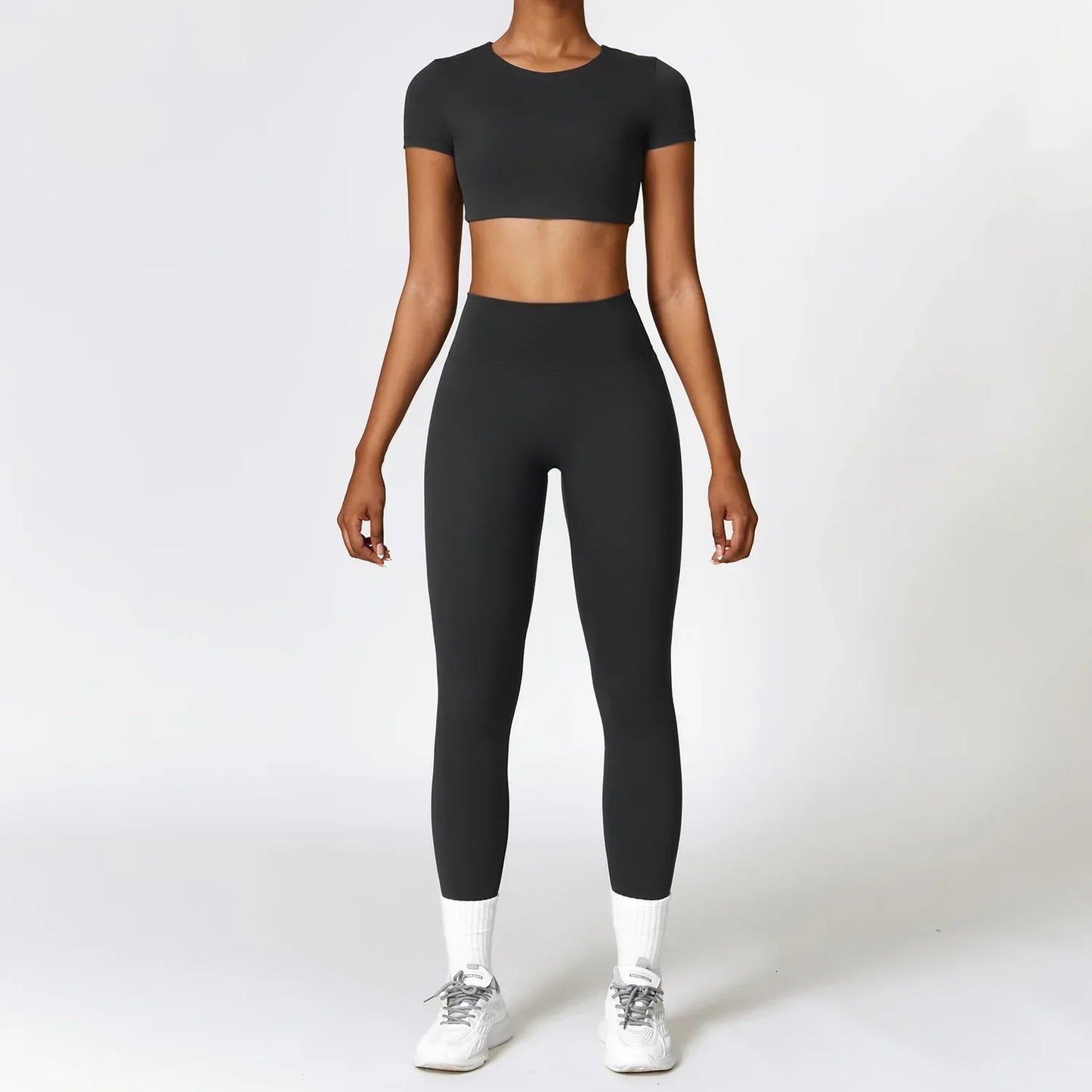 High Waist Seamless Gym Set