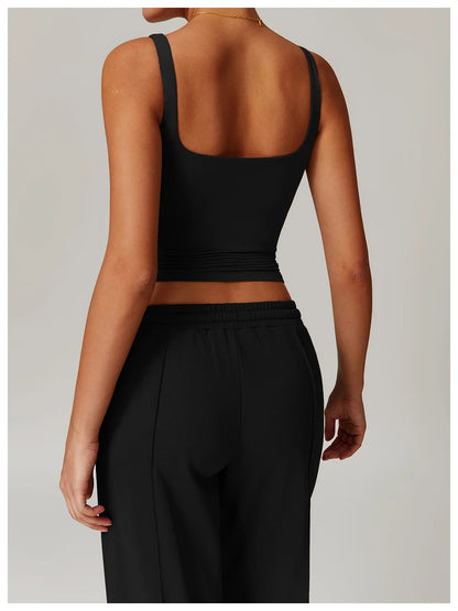 Shockproof Women Gym Workout Tank Top