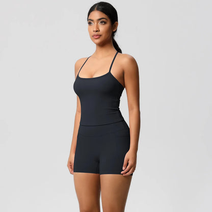 Quick Drying Brushed Sling Yoga Shorts