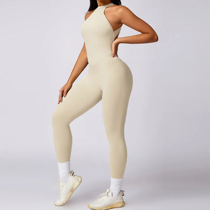 Backless Quick-Dry Yoga Jumpsuit