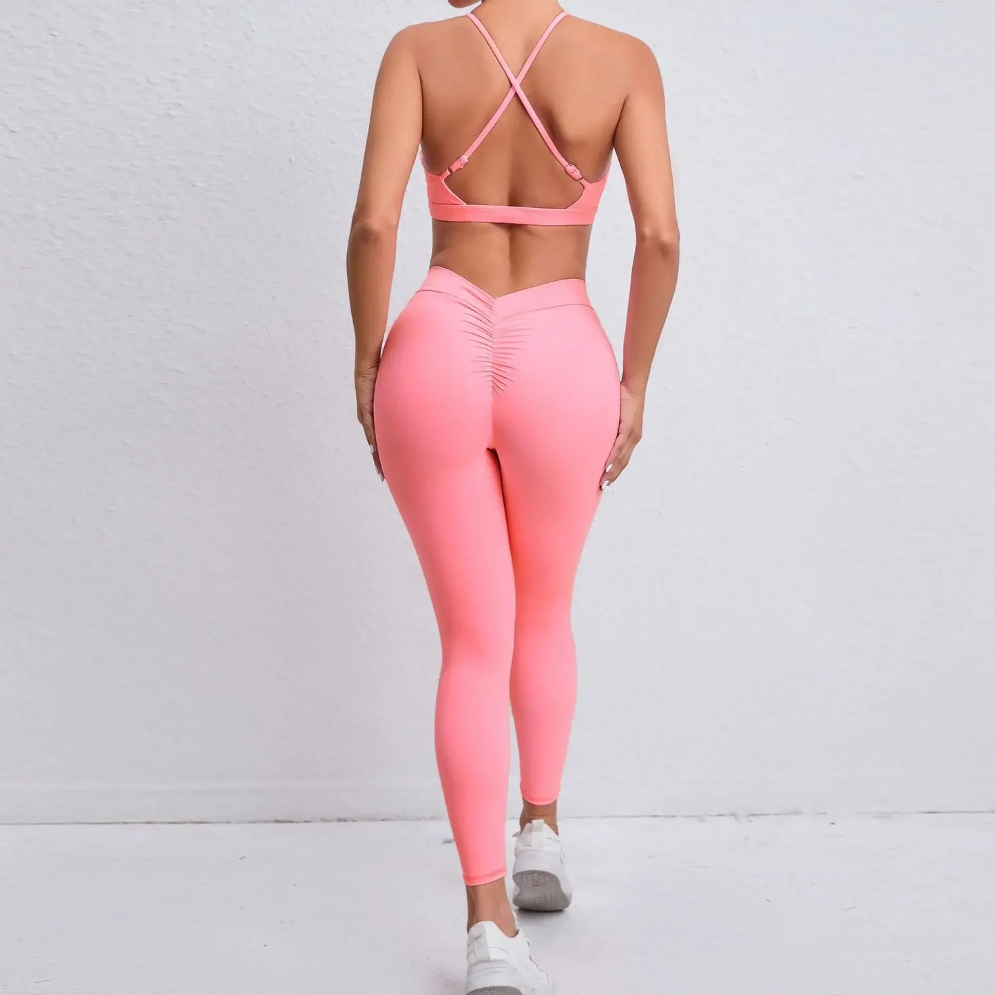 Beauty Back Bra Hip-lifting Nude Feel Pants Set