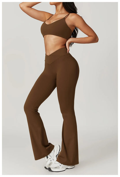 Bell-Bottomed Yoga & Fitness Leggings