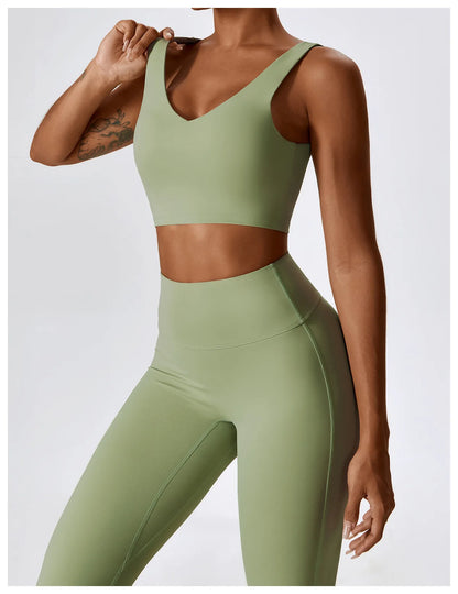 2-Piece Women Tracksuit Yoga Set