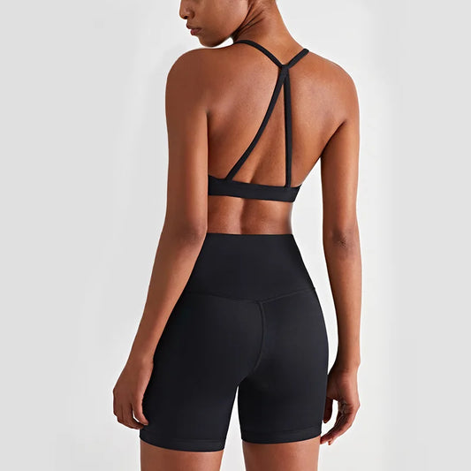 Breathable Shockproof Vest High Waist Shorts