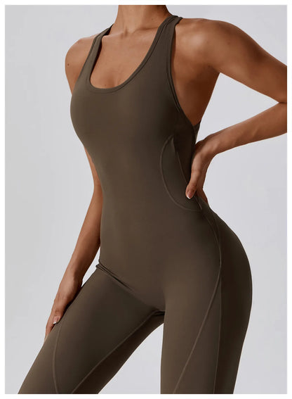 Push-up Overalls Gym Clothing Set