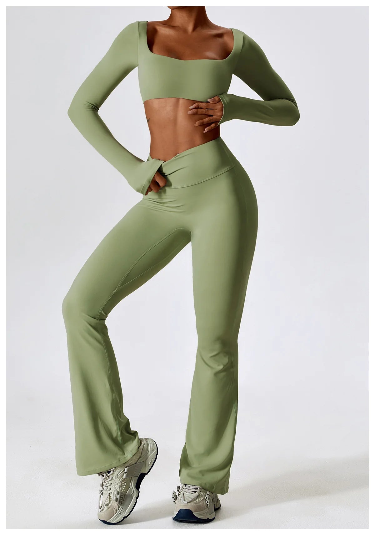 2-Piece Women Tracksuit Yoga Set