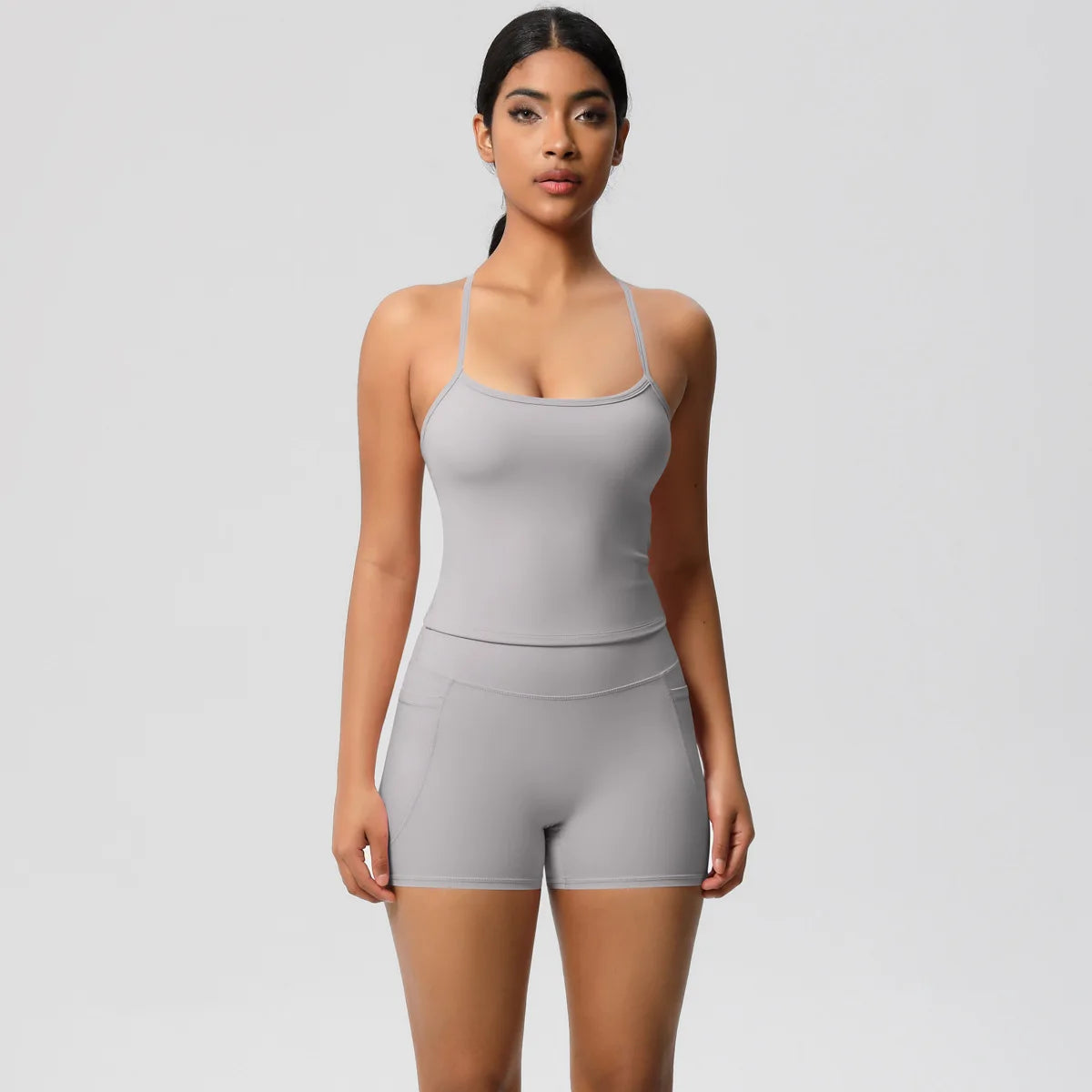 Quick Drying Brushed Sling Yoga Shorts
