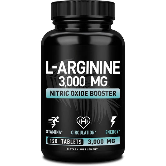 L-Arginine 3000mg Capsules for Muscle Growth and Energy