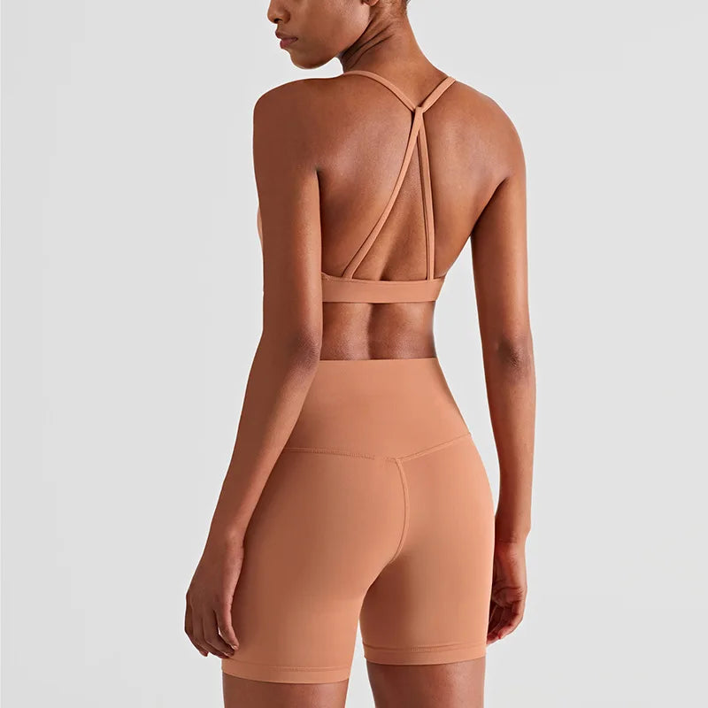 Breathable Shockproof Vest High Waist Shorts