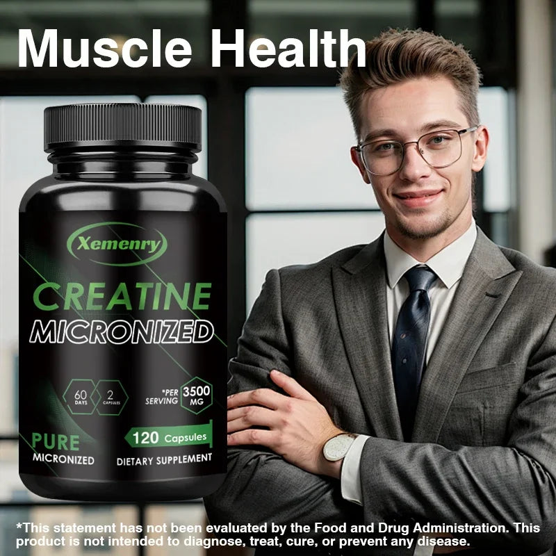 Creatine Monohydrate Capsules  120 Capsules