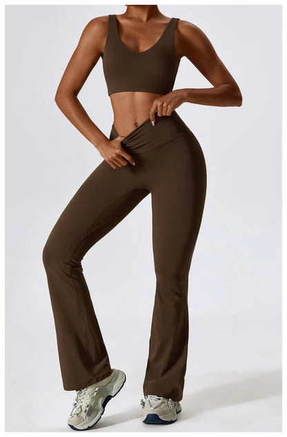 2-Piece Women Tracksuit Yoga Set