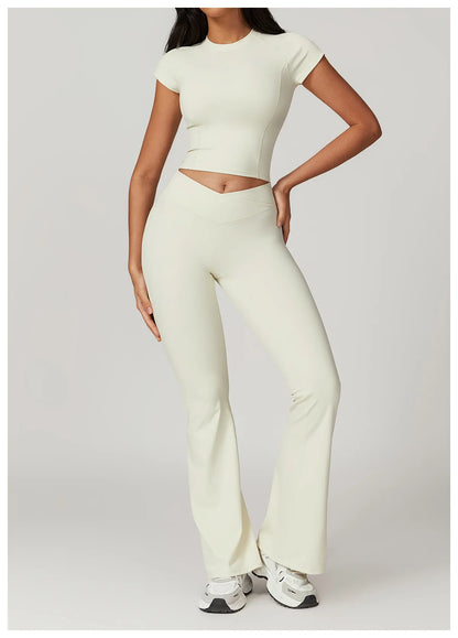 Bell-Bottomed Yoga & Fitness Leggings