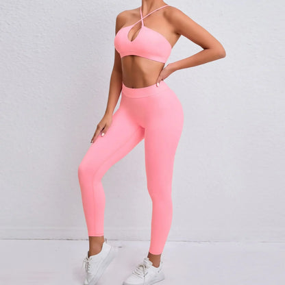 Beauty Back Bra Hip-lifting Nude Feel Pants Set