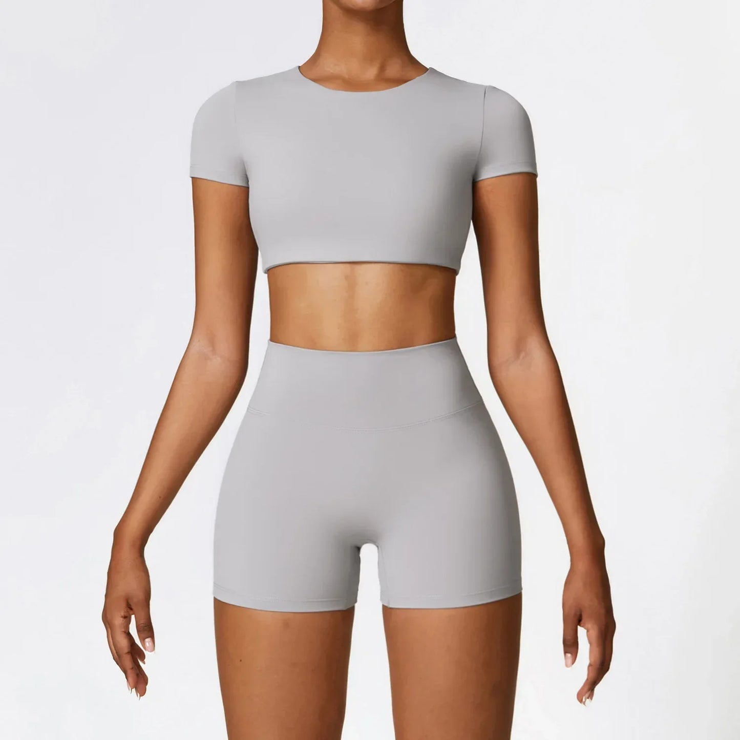 High Waist Seamless Gym Set