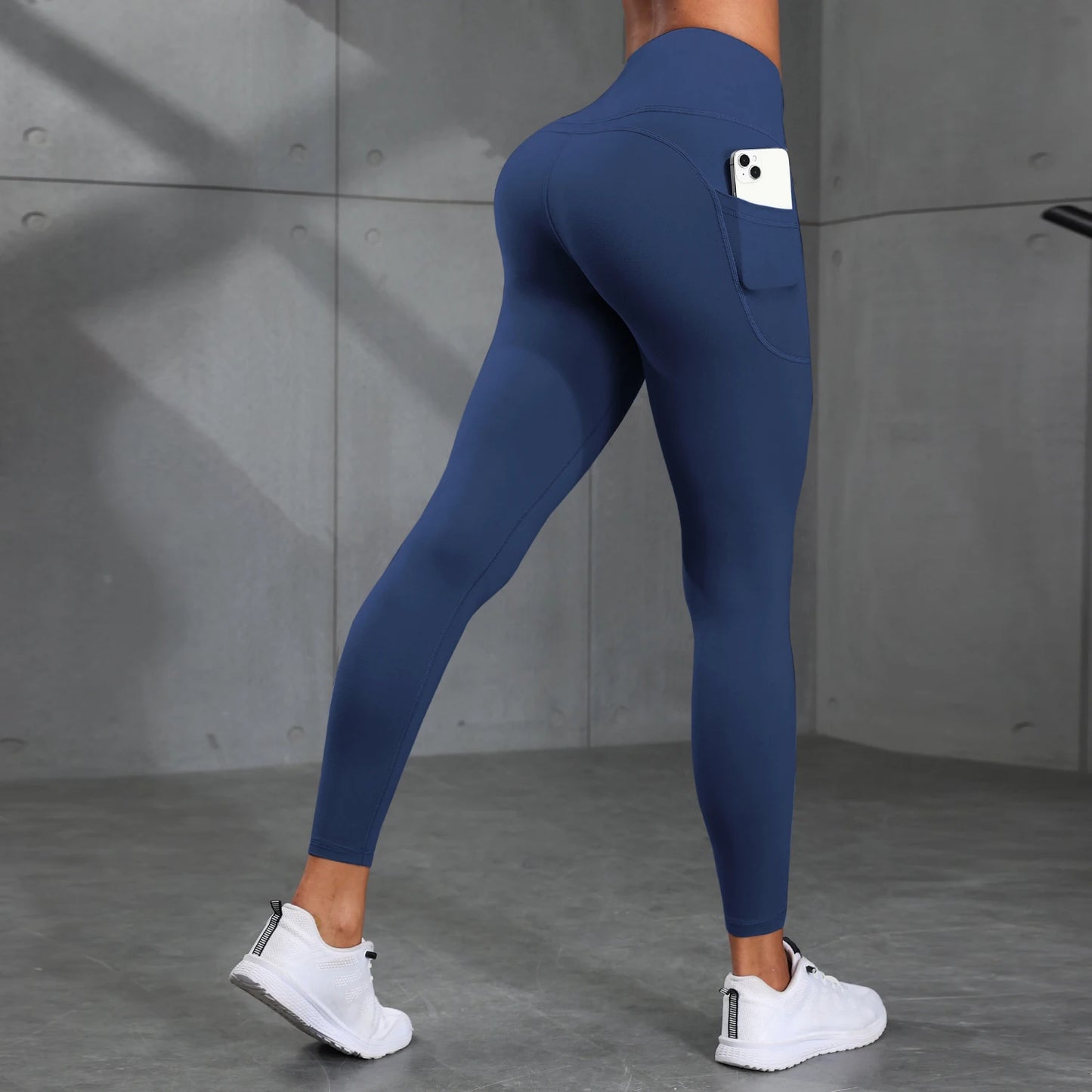 High-Waisted Yoga Pants with Pockets