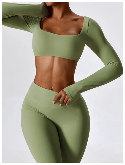 2-Piece Women Tracksuit Yoga Set
