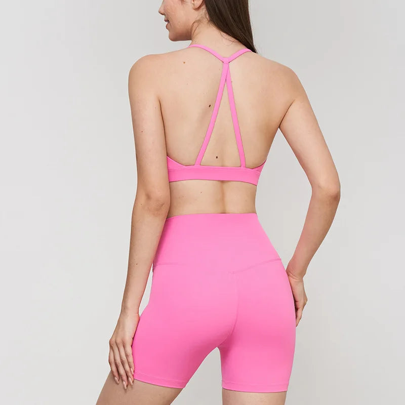 Breathable Shockproof Vest High Waist Shorts