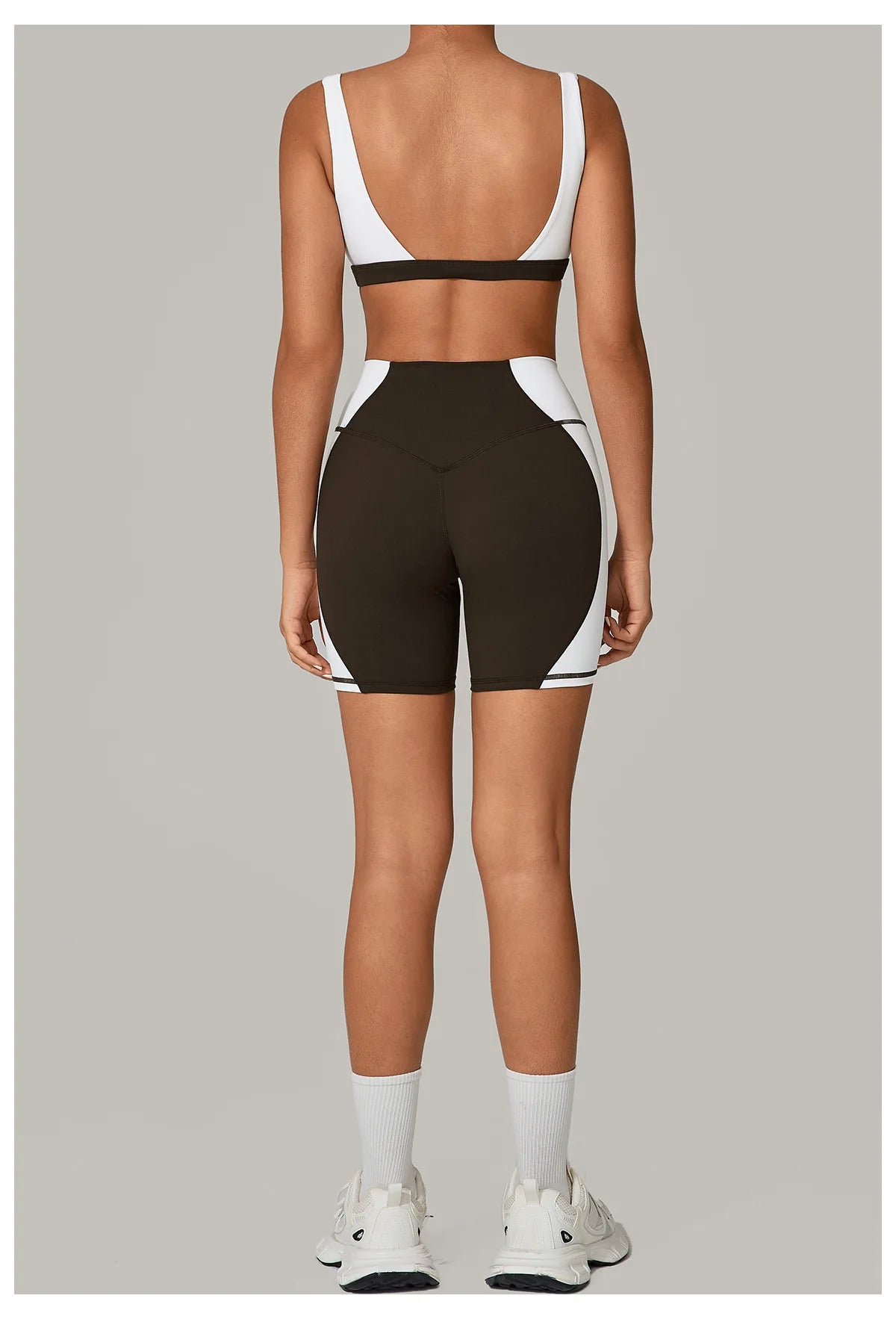 Women's Spliced Sports High Waist Yoga Set