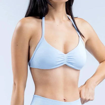 Front Motion Scrunch Seamless Gym Top