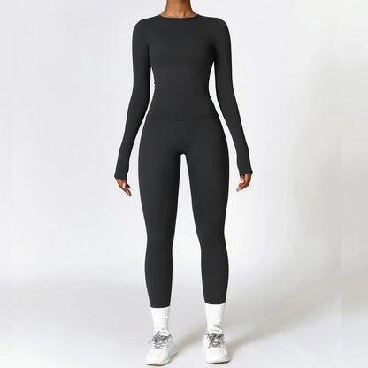High Waist Seamless Gym Set