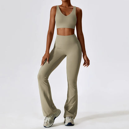 2-Piece Women Tracksuit Yoga Set