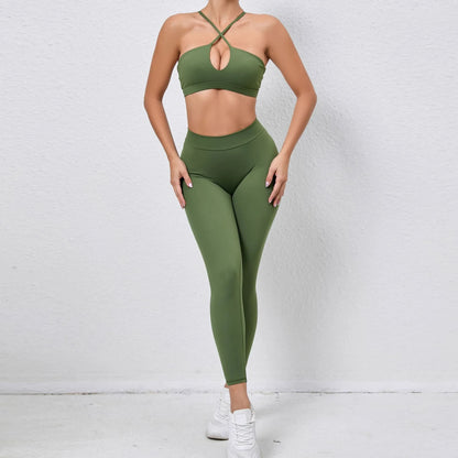 Beauty Back Bra Hip-lifting Nude Feel Pants Set
