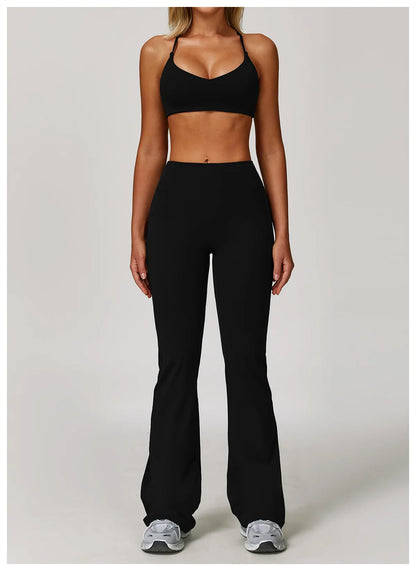 Wide Leg High Stretch Yoga Leggings