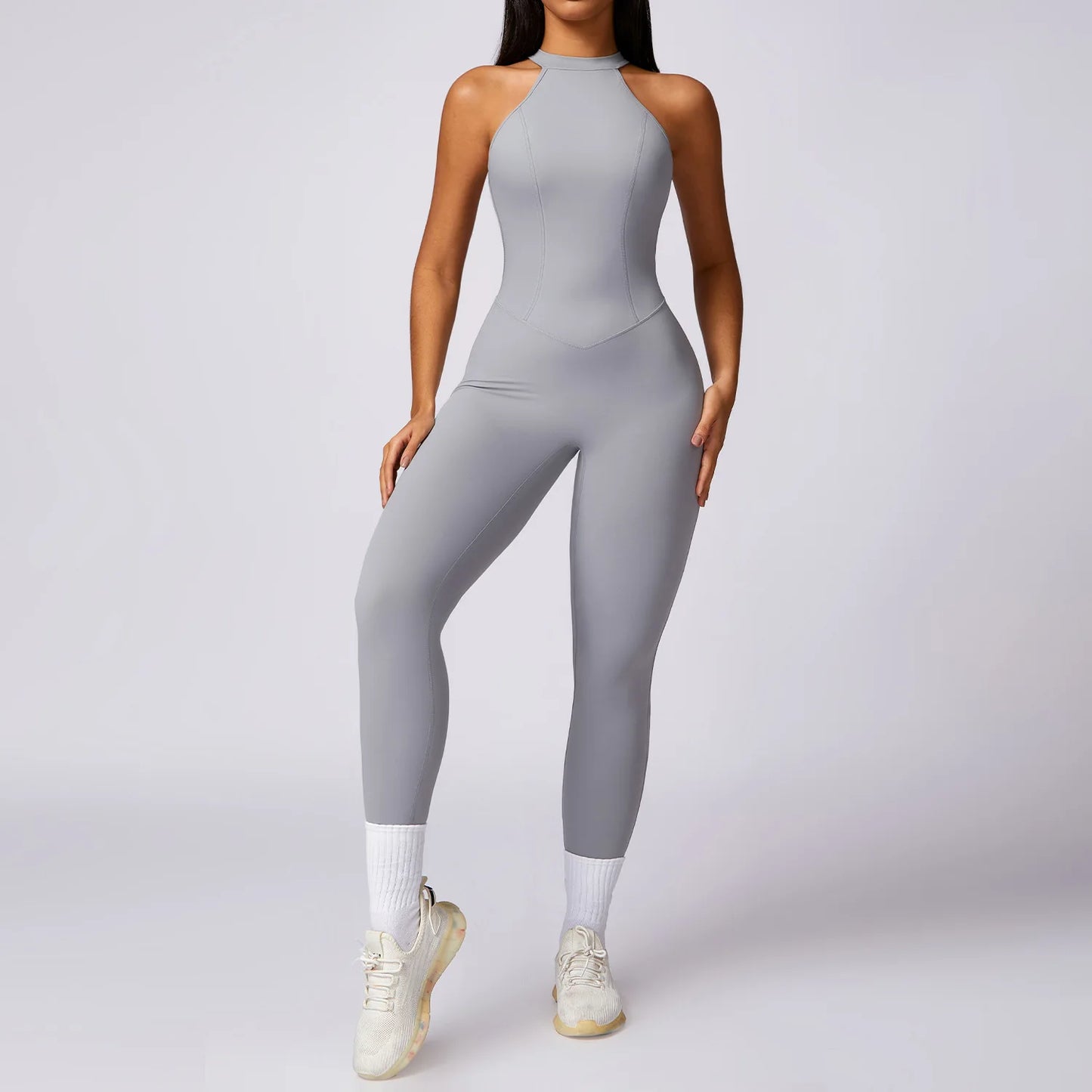 Backless Quick-Dry Yoga Jumpsuit