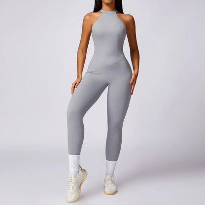Backless Quick-Dry Yoga Jumpsuit