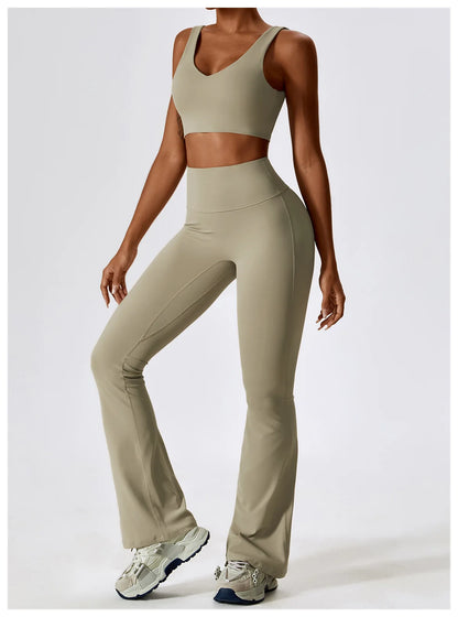 2-Piece Women Tracksuit Yoga Set