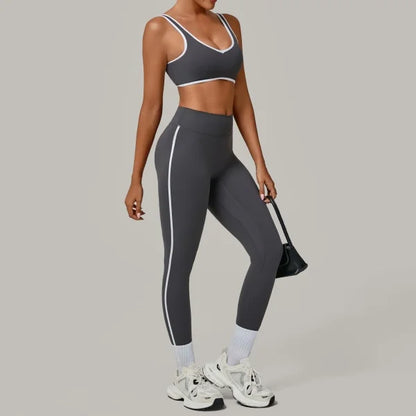 High-Waisted Butt-Lifting Women's Seamless Yoga Set