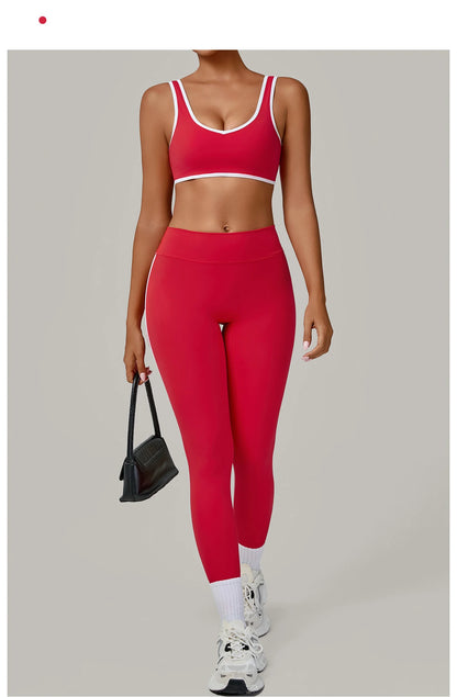 High-Waisted Butt-Lifting Women's Seamless Yoga Set