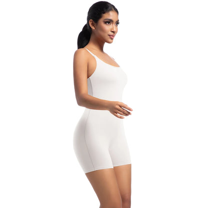 Seamless Jumpsuit Romper Backless Set