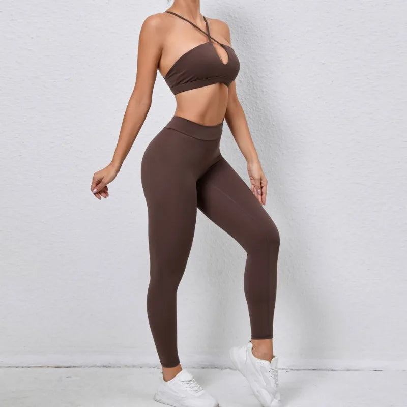 Beauty Back Bra Hip-lifting Nude Feel Pants Set