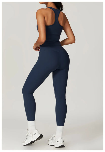 Short Sleeve Female Yoga Short Skirt Tracksuit