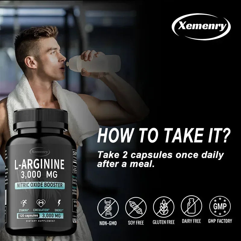 L-Arginine 3000mg Capsules
