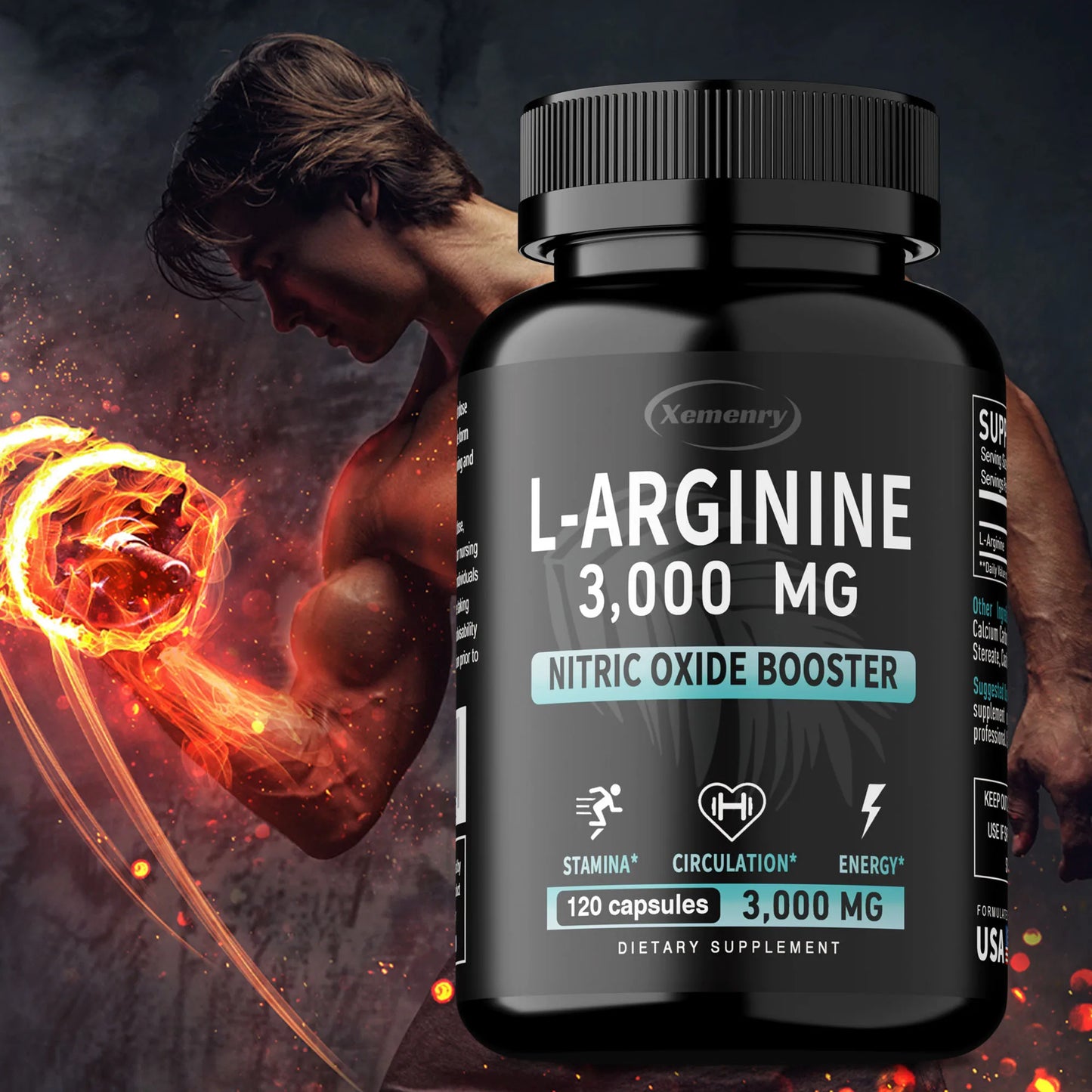 L-Arginine 3000mg Capsules