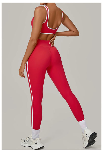 High-Waisted Butt-Lifting Women's Seamless Yoga Set