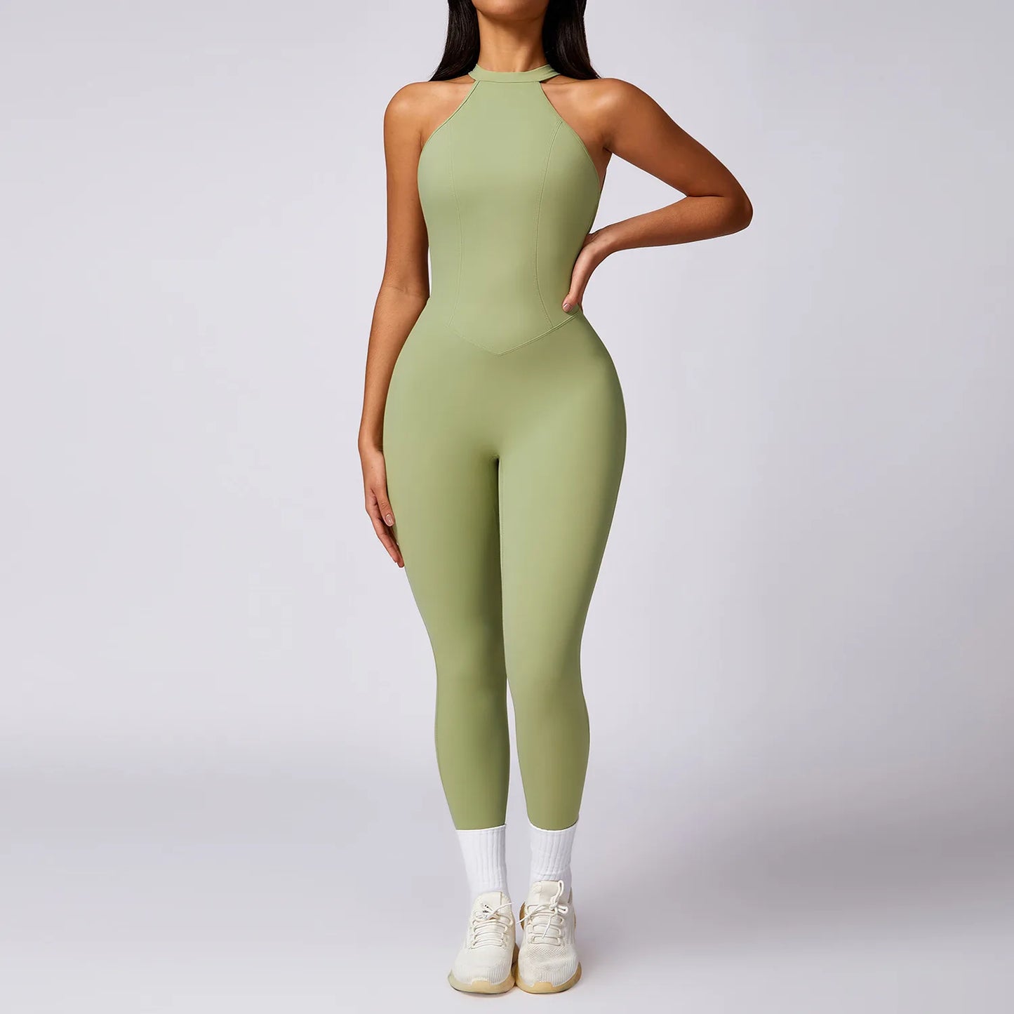 Backless Quick-Dry Yoga Jumpsuit