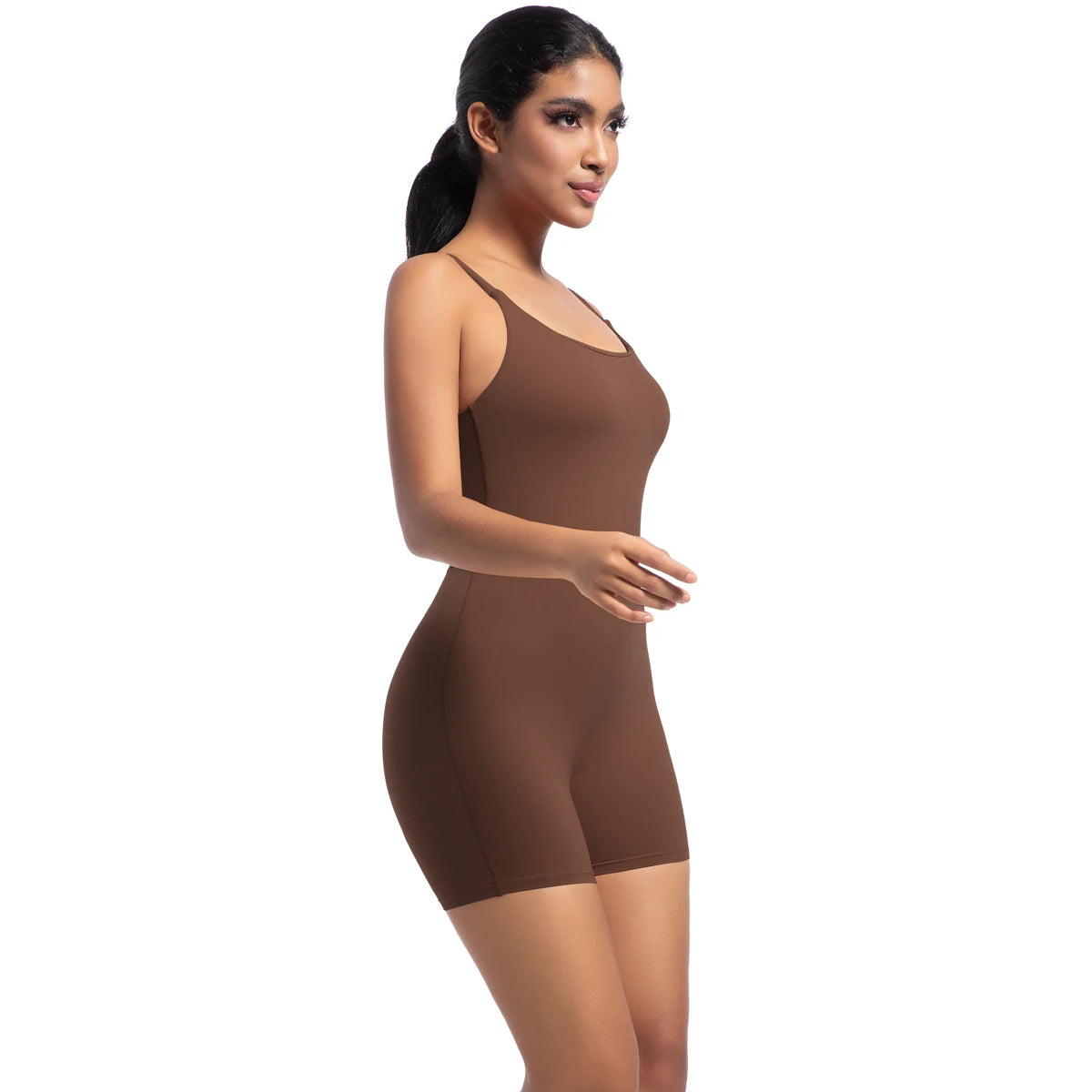 Seamless Jumpsuit Romper Backless Set