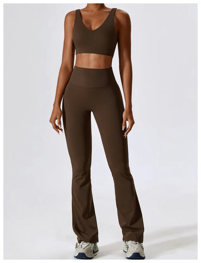 2-Piece Women Tracksuit Yoga Set